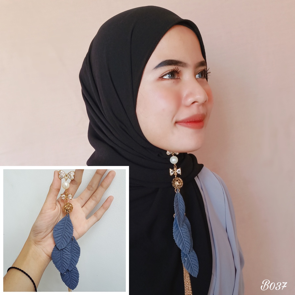 PGX Bross Hijab Bros Dagu Juntai Panjang Aksesoris Jilbab - B037