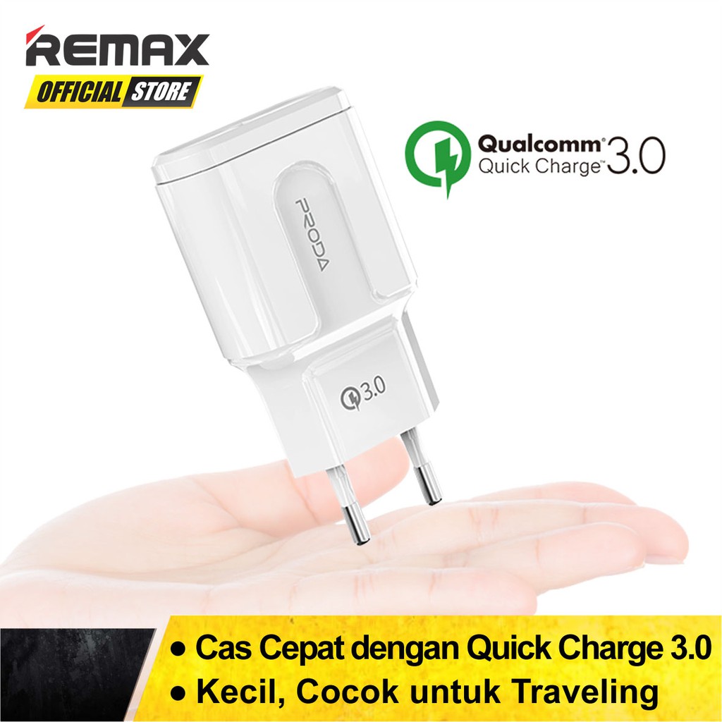 Remax RP-U16 Charger Adapter Fast Charging 3A Original