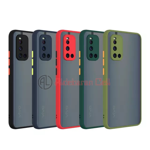 Hardcase Matte List Color Silicon Vivo V19 Case Protect Camera Premium Vivo V19 2020