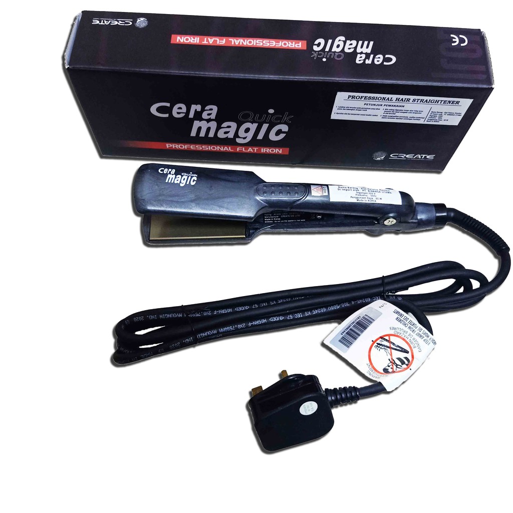 Cera Magic Original Catok Ceramagic Pelurus Rambut Asli Korea