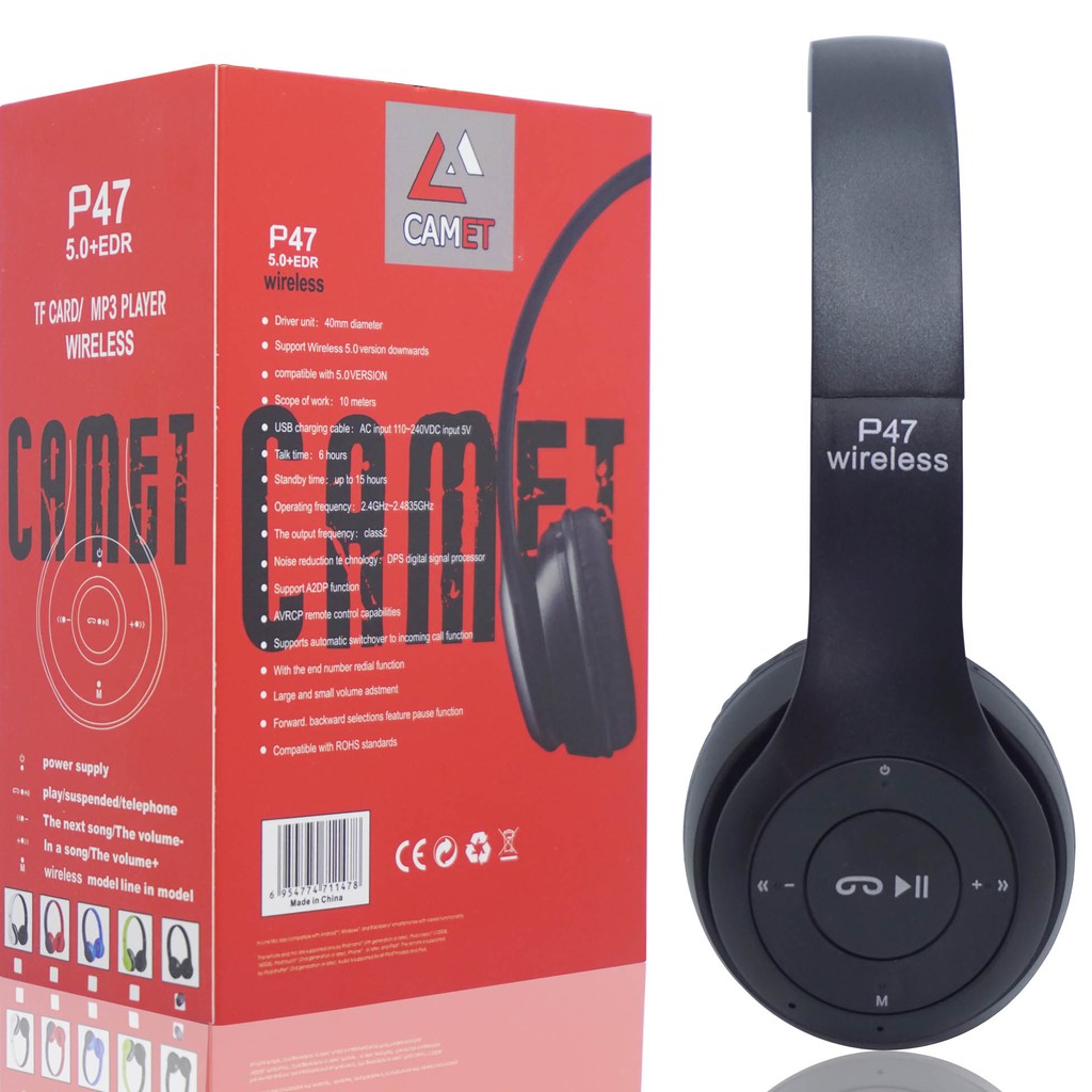 GoodCase -  Headset Bluetooth P47 Foldable Wireless Headphone