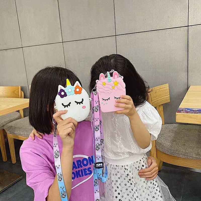 TAS SILICON/JELLY UNICORN / TAS SELEMPANG ANAK / TAS JELLY LUCU/TAS SLING BAG ANAK