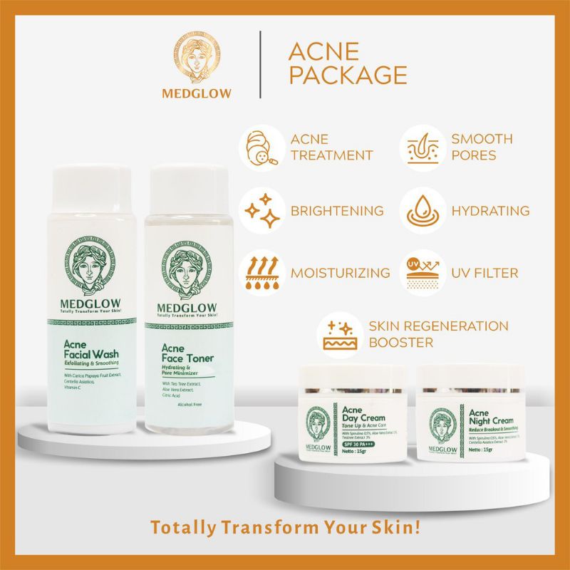 Medglow Skincare Acne Basic Package
