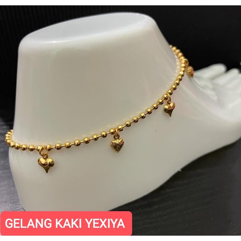 gelang kaki wanita yexiya/aksesoris wanita /perhiasan fashion masa kini byk pilihan model lain nya ya kk