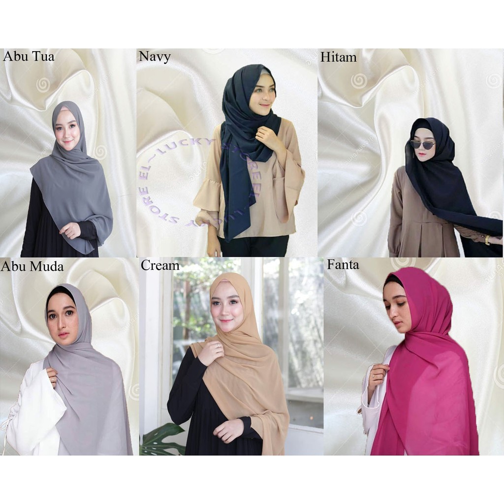 JILBAB HIJAB KERUDUNG PASHMINA NISSA SABYAN DIAMOND