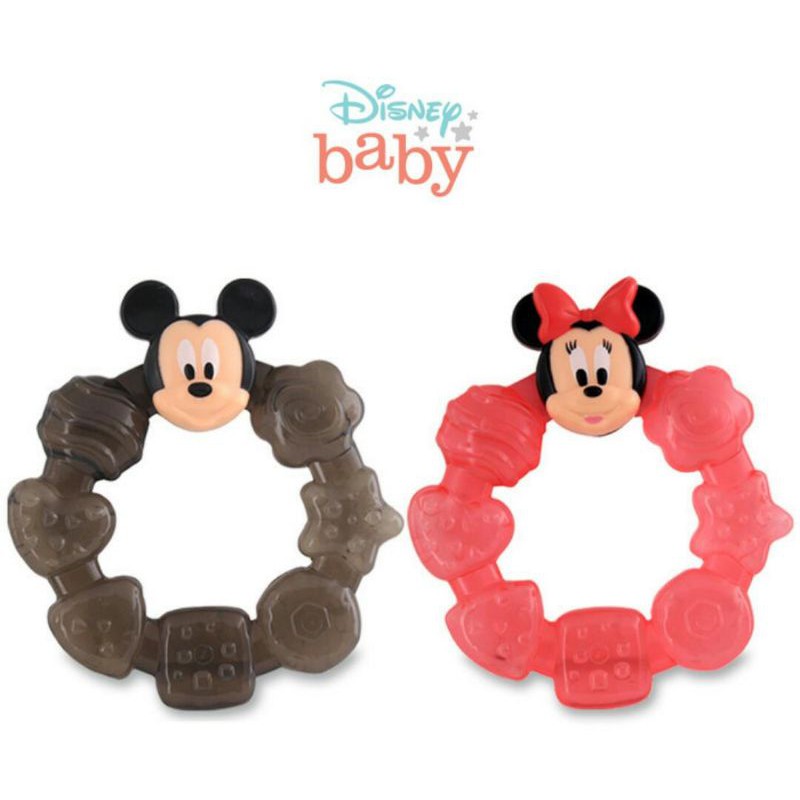 Disney Gigitan bayi baby air Water Filled Teether Mickey Minnie Bunny