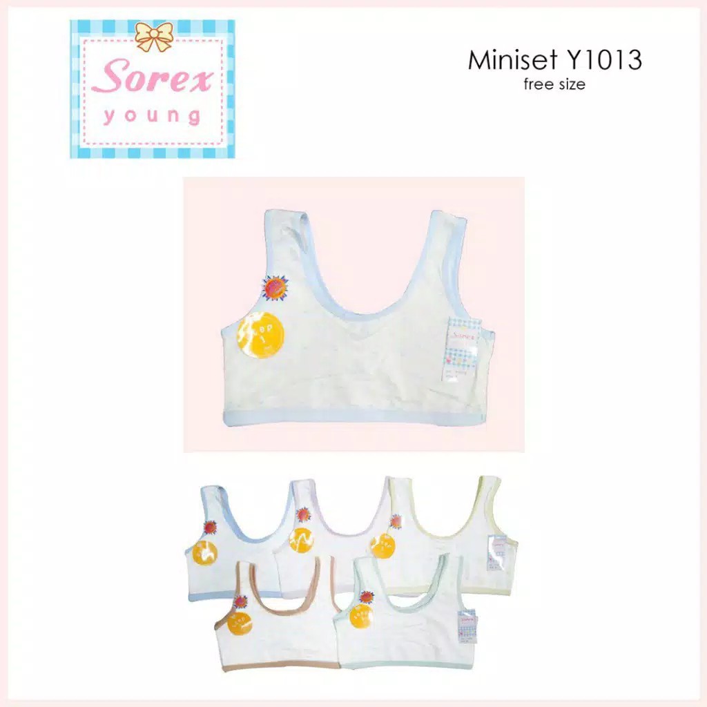 K719 - [Harga Per 1 Pcs] MINISET ANAK WANITA PAKAIAN DALAM ANAK SOREX STEP 1 FREE SIZE