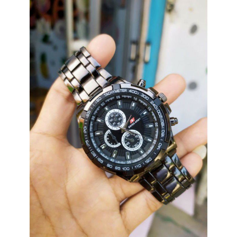 JAM TANGAN PRIA RANTAI SPORT