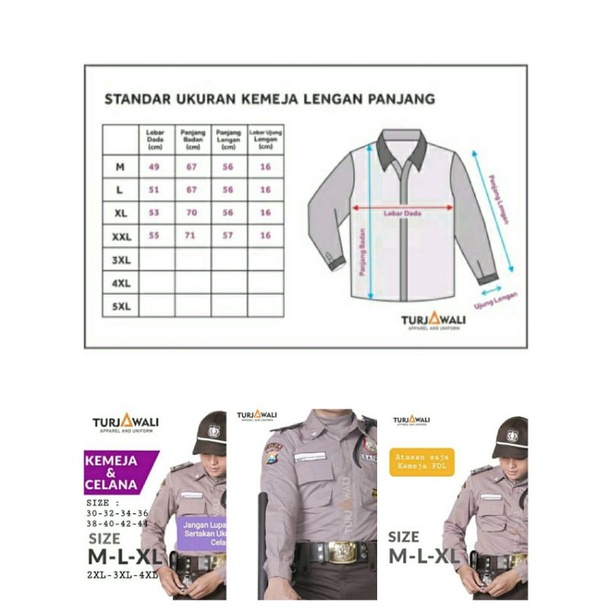 Atasan Baju PDL Jatah POLRI//Baju PDL//Baju Satpam PDL Terbaru//Baju PDL Security Baru Bahan DRILL