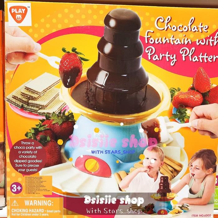 Mainan anak Playgo Original Chocolate Fountain Dengan Party Platter