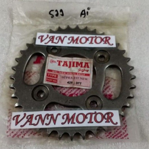 Gir | Gear Belakang SUPRA X 125, KARISMA, SUPRA FIT NEW, REVO ABS, BLADE 428*37 . TAJIMA