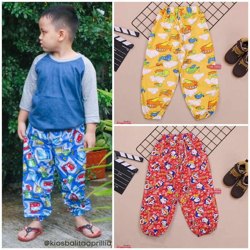 (Anak Laki) Jogger KARAKTER Uk 1-12 Tahun / Celana Panjang Anak Laki Cowok Joger Pants Grosir