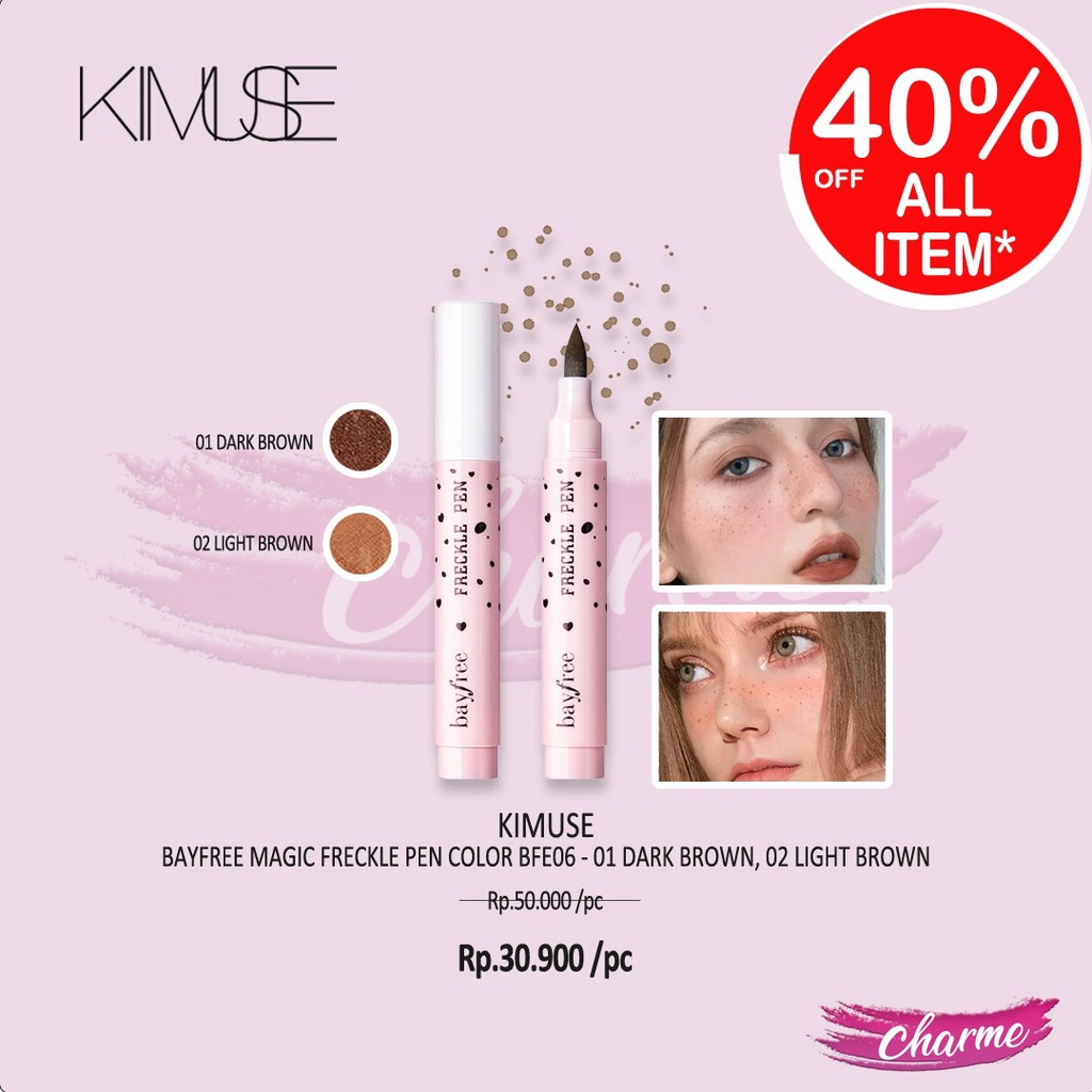 (READY &amp; ORI) Kimuse Bayfree Magic Freckle Pen Color BFE06