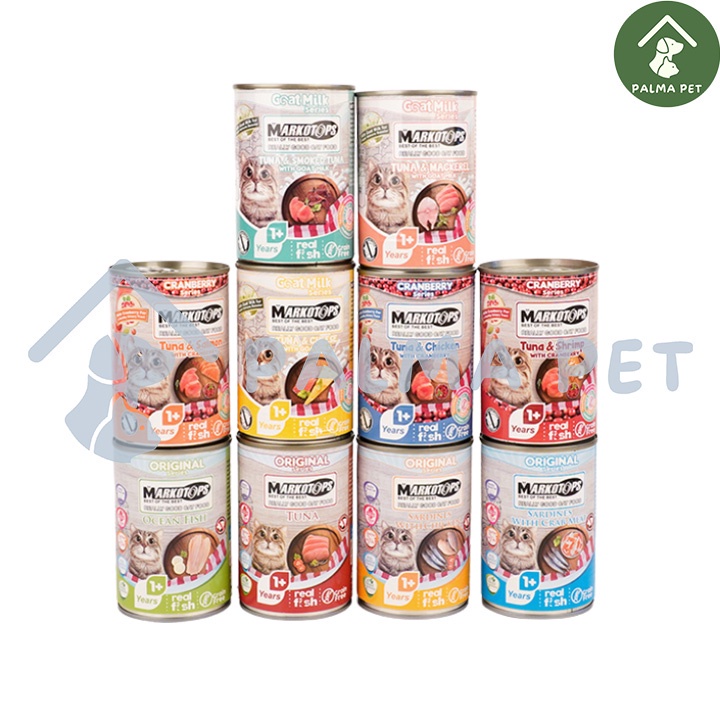 MARKOTOP Makanan Kucing Kaleng / Cat Wet Food Can 400 Gram