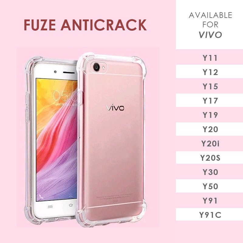 FUZE ANTICRACK CASE VIVO Y1S Y11 Y12S V21 4G V21 5G