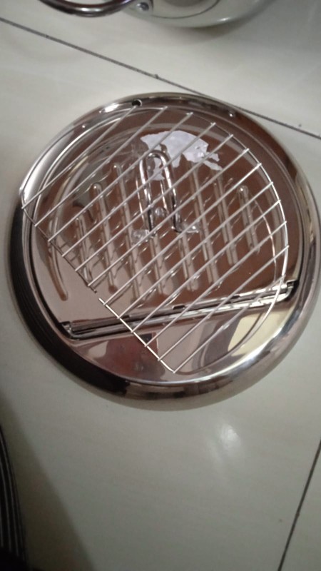 Subron Frying Pot 3.4l Panci Stainless Goreng Tempura Udang Temperatur Thermometer Gas Induksi