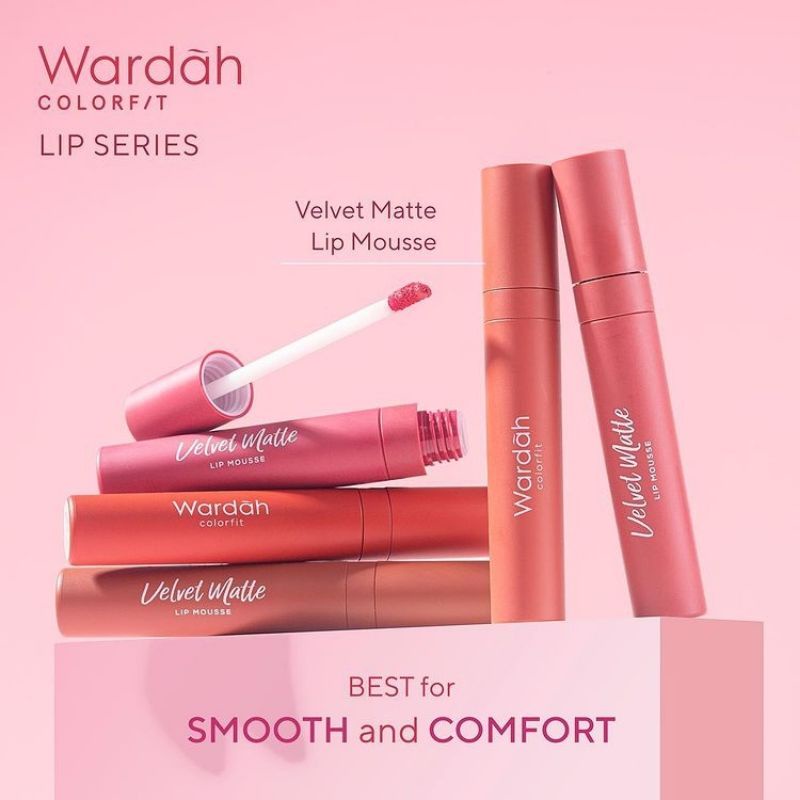 WARDAH Colorfit Velvet Matte Lip Mousse