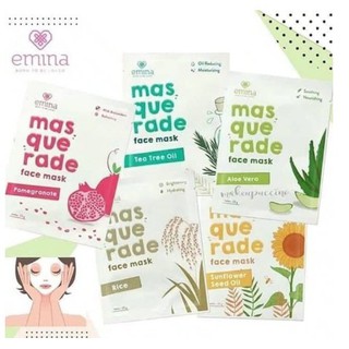 Download Original Emina Masker Lembar Wajah Masquerade Face Mask Sachet 23 Gr Shopee Indonesia PSD Mockup Templates