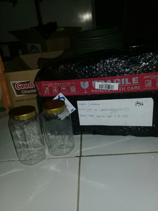 Toples Hexagonal 700 Ml Tebal