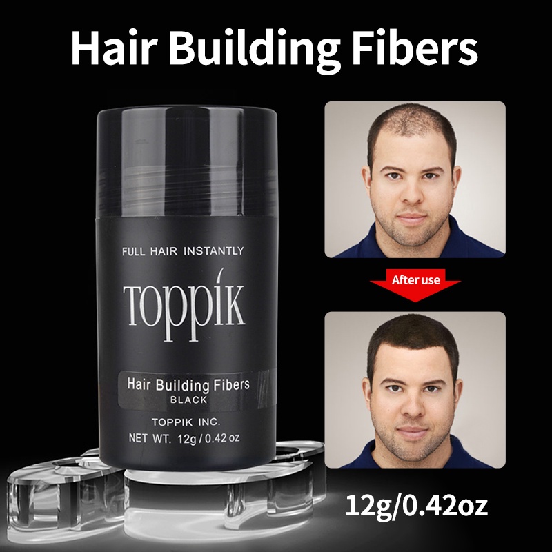 TOPPIK Hair Building Fibers Penebal Rambut Hair Fiber Toppik Original Sisir hadiah