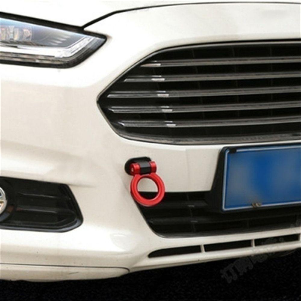 REBUY Rebuy Tow Hook Decor Depan Belakang Dengan Kunci Pas Aksesoris Mobil Bagian Luar Track Gaya Balap Stiker Dekorasi