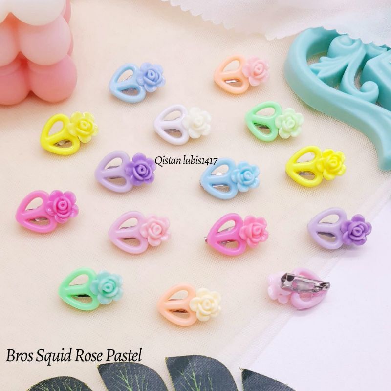 Bros Squid Rose Pastel