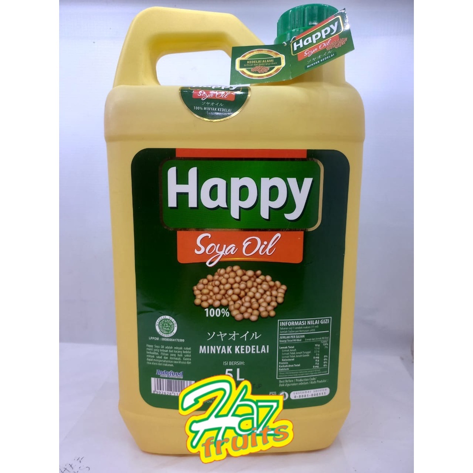 

Minyak Happy Soya Oil 5 Liter