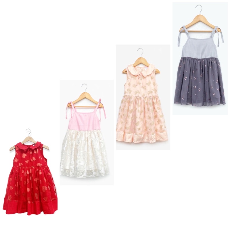 Dress pesta anak perempuan little k