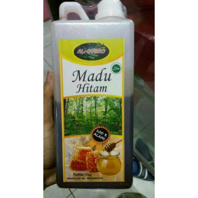 

Madu Asli Hitam Al Qubro Murni 1kg