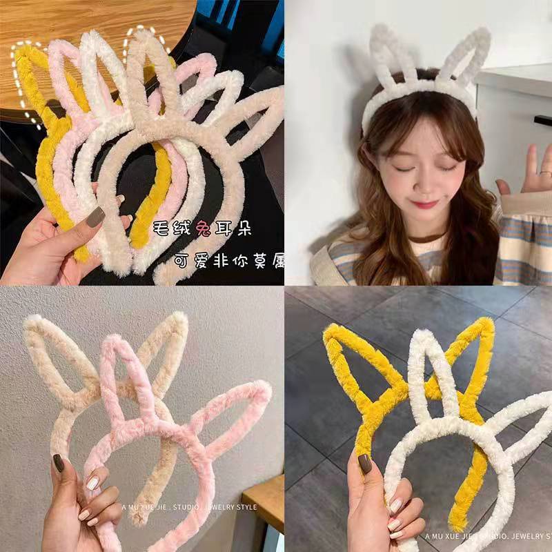 Bando Kelinci Wanita Fashion Rambut Korean Import - Headband Bunny Import