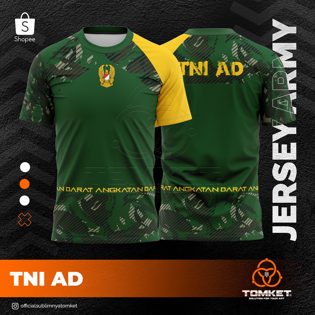 Baju Jersey Full Printing TNI AD-14
