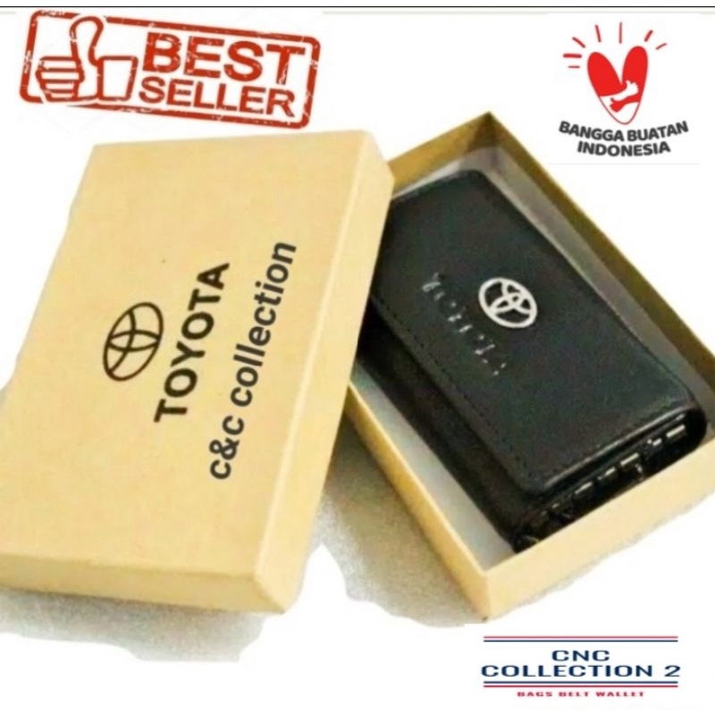 TOYOTA dompet kunci kulit asli dompet stnk kulit gantungan kunci mobil kulit asli