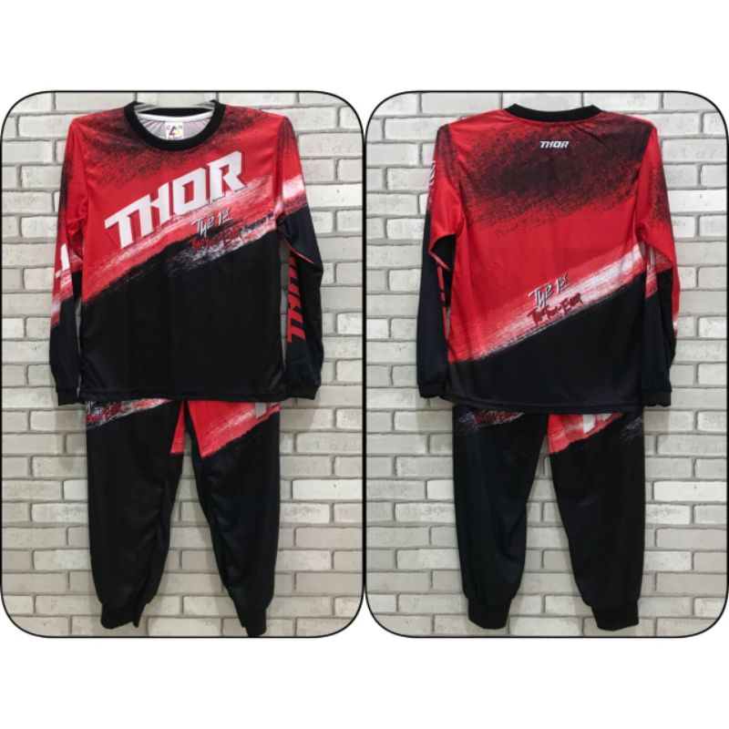 setelan / baju motocross anak / motor balap cross fullprint