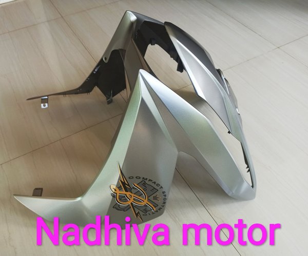 cover fr front tameng tebeng panel depan beat street 2020 led silver dop