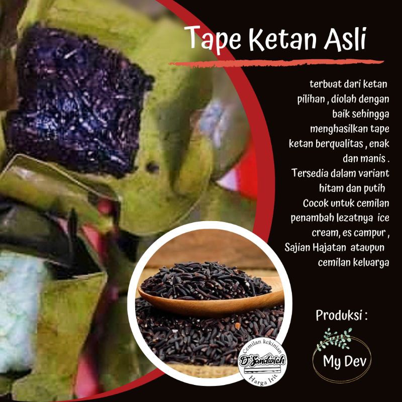 

Tape ketan hitam