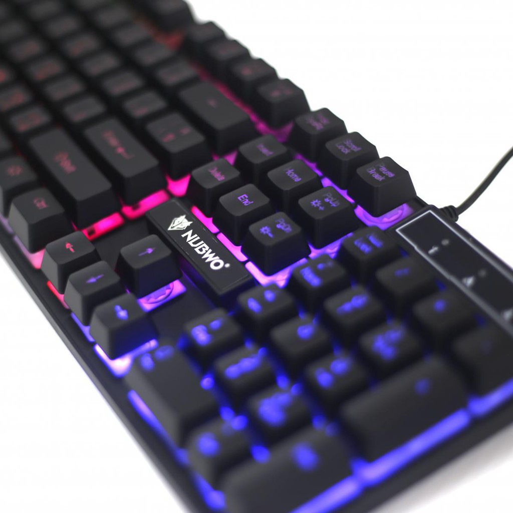 Keyboard Mouse Gaming Nubwo Savitar NKM-623 RGB