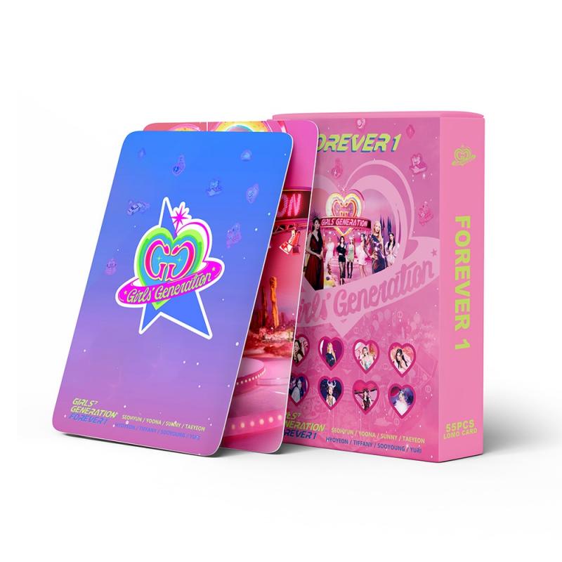 55pcs / Box Kartu Lomo Foto kpop LOONA Album Forever1 Girls Generation