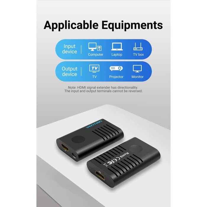 Vention AIE HDMI Extender Repeater Amplifier Female to Female - AIEB0