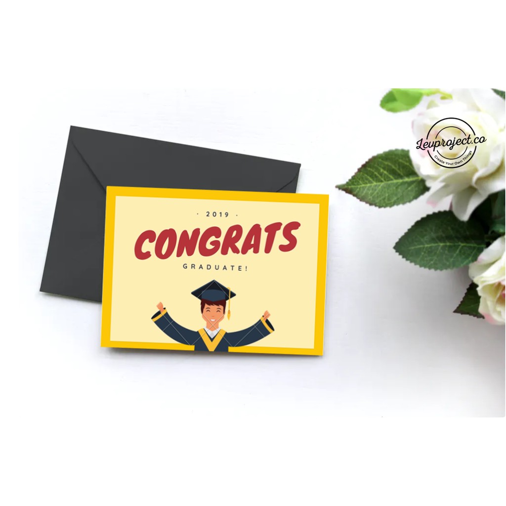 Jual Graduation Card Kartu Ucapan Wisuda | Shopee Indonesia