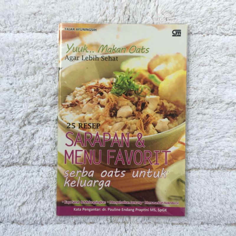 [ORIGINAL-NEW] OBRAL Gramedia Buku Resep Masakan Kue Kering Kesehatan