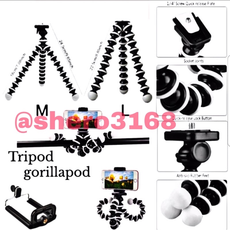 TRIPOD GORILLA POD MEDIUM AND LARGE PHONE HOLDER UNIVERSAL ORIGINAL