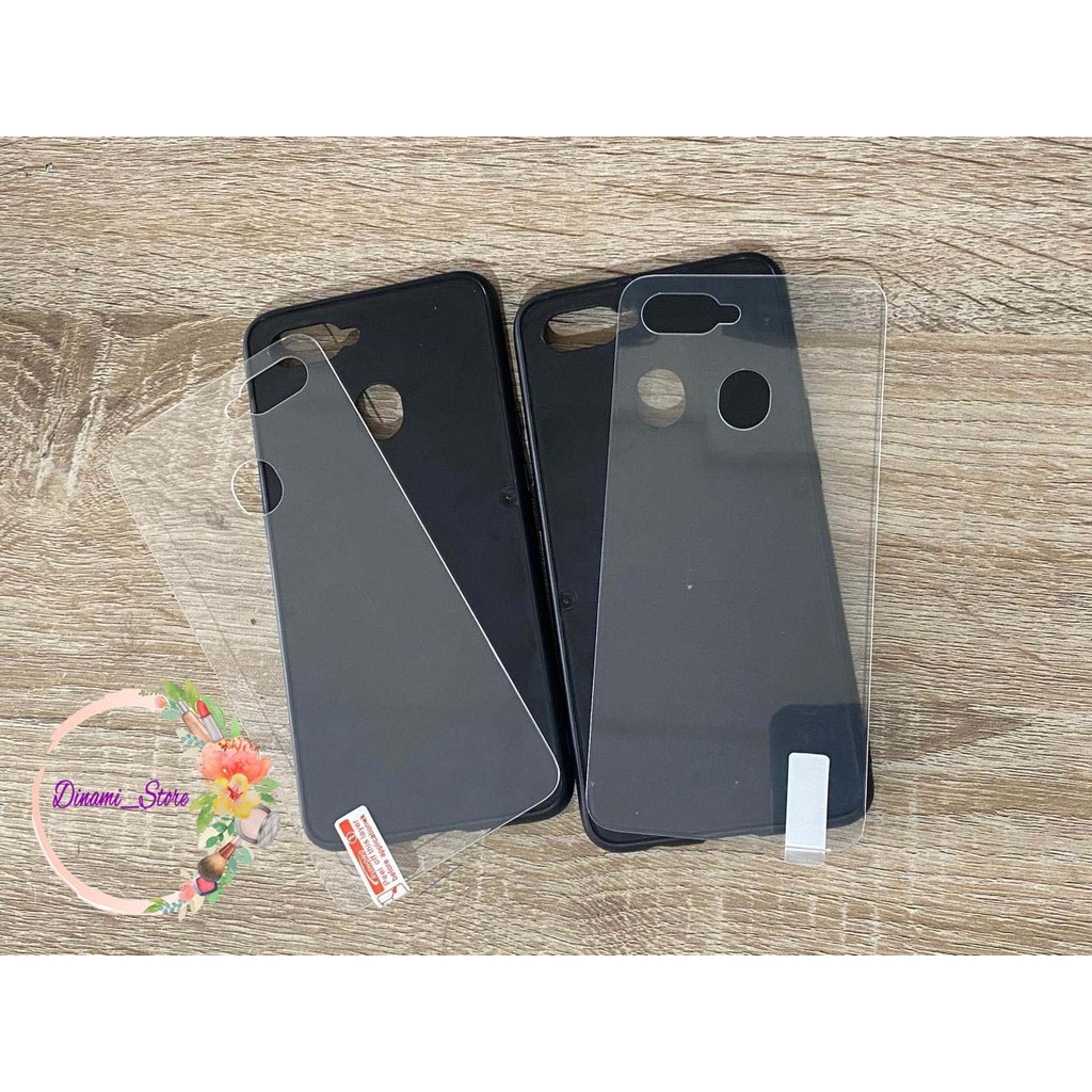 Softcase tempered glass Back Case Glass Case Polos Case Mentahan Kaca DST1587