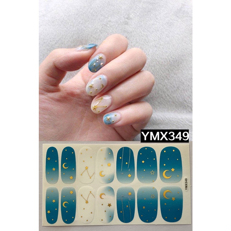 Stiker Kuku Motif Kartun Graffiti Leopard Gaya Korea Untuk Nail Art