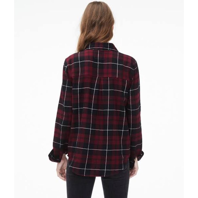 AEROP*STEL CLASSIC SQUARES FLANEL SHIRT