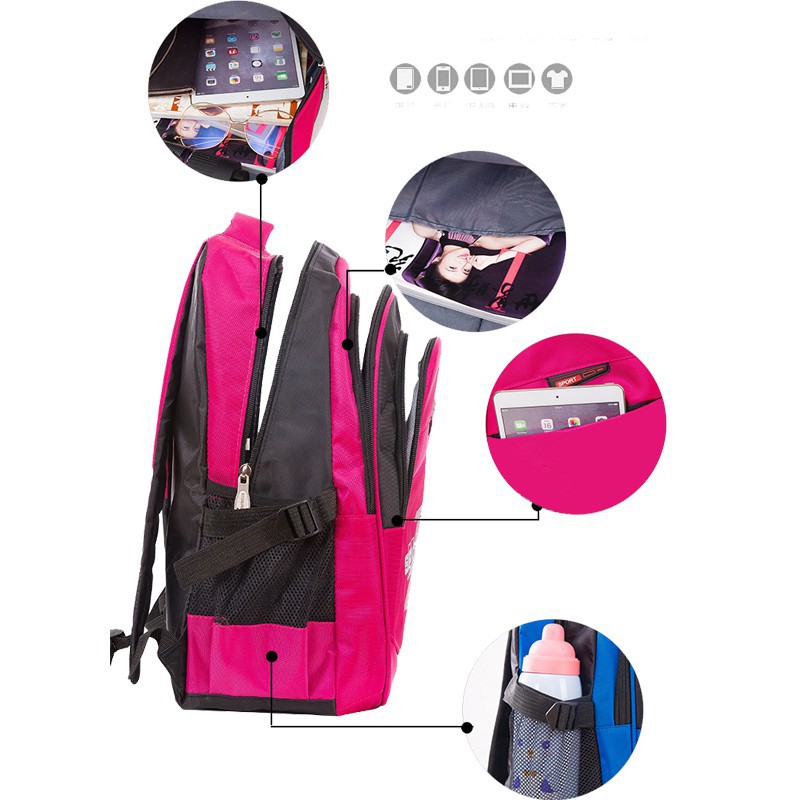 Highland Tas Ransel Pria Tas Wanita Tas Pungung Tas Sekolah USB Backpack Tas Laptop IMPORT TR103