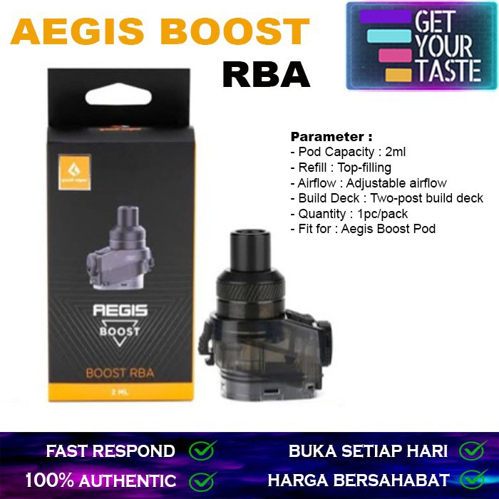 Aegis Boost RBA Replacement Cartridge by Geekvape 100% Authentic