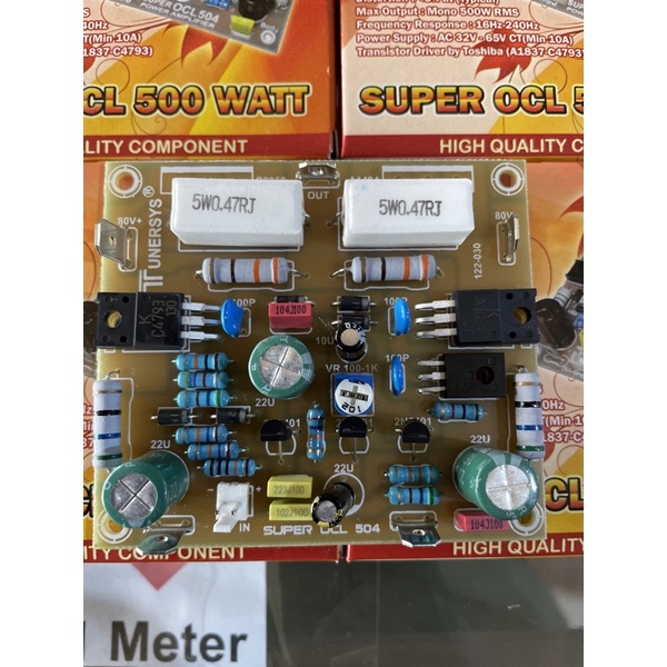 Kit Driver SOCL 504 Orange Tunersys PCB Fiber FR4 Komponen Bagus