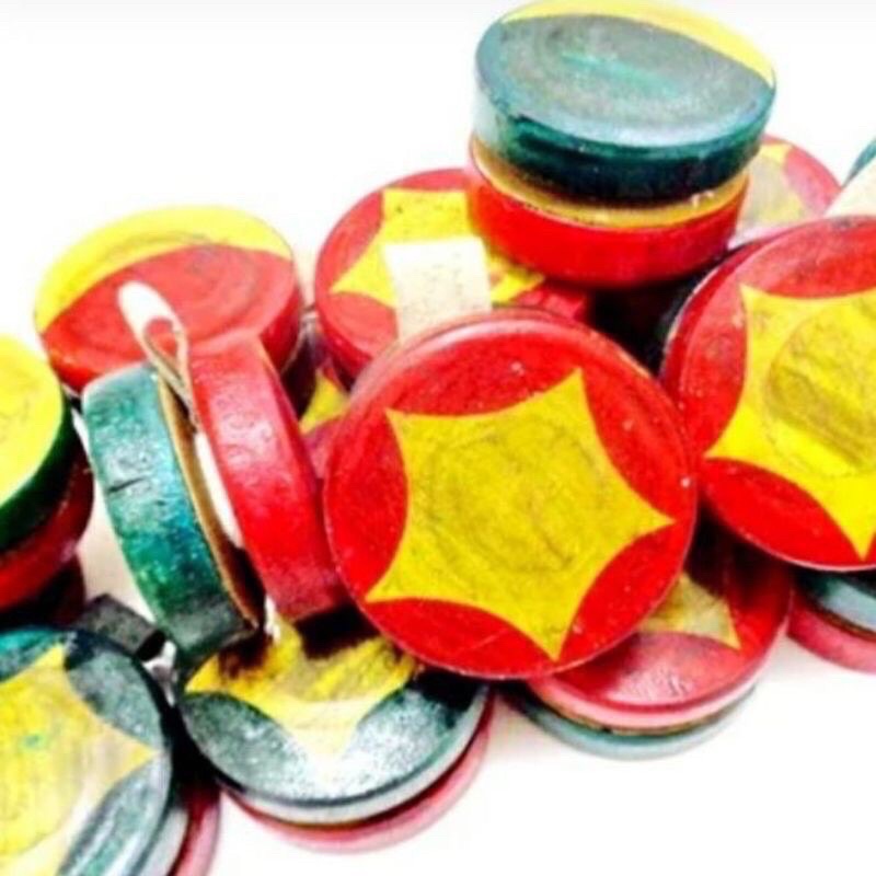 Mainan Yoyo Kayu Tradisional Besar Dan Kecil