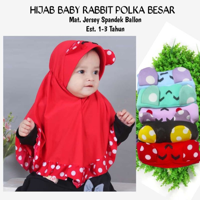 JILBAB ANAK &amp; BAYI LUCU LOL LED MUSIK 0-2 TAHUN UNYIL / HIJAB ANAK BAYI KARAKTER LUCU