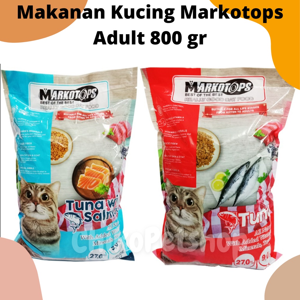 Makanan Kucing Markotops All Life Stages Dry Food 800gr | Markotops Dry